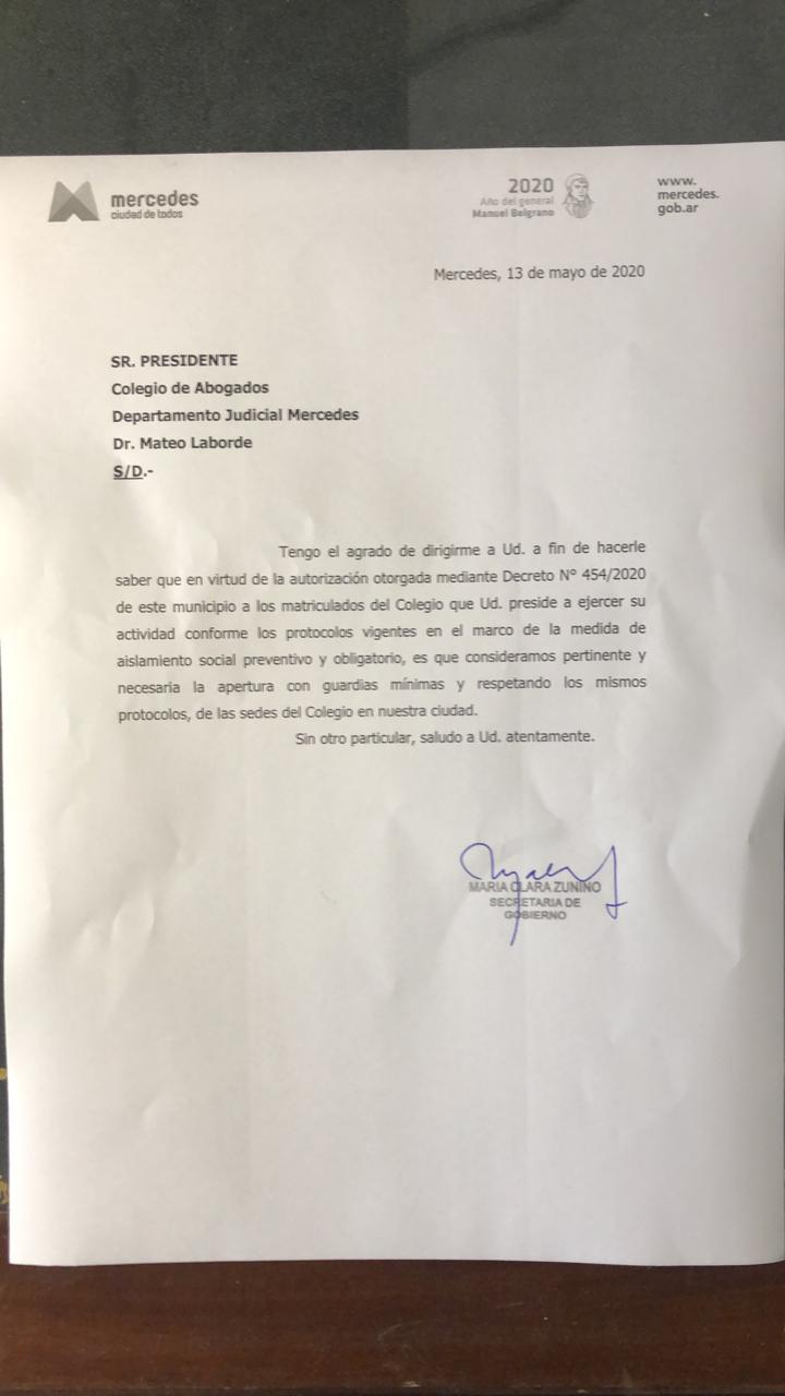 Autorización municipal para apertura del Colegio